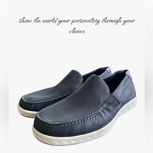 Ecco Black Loafers for Men